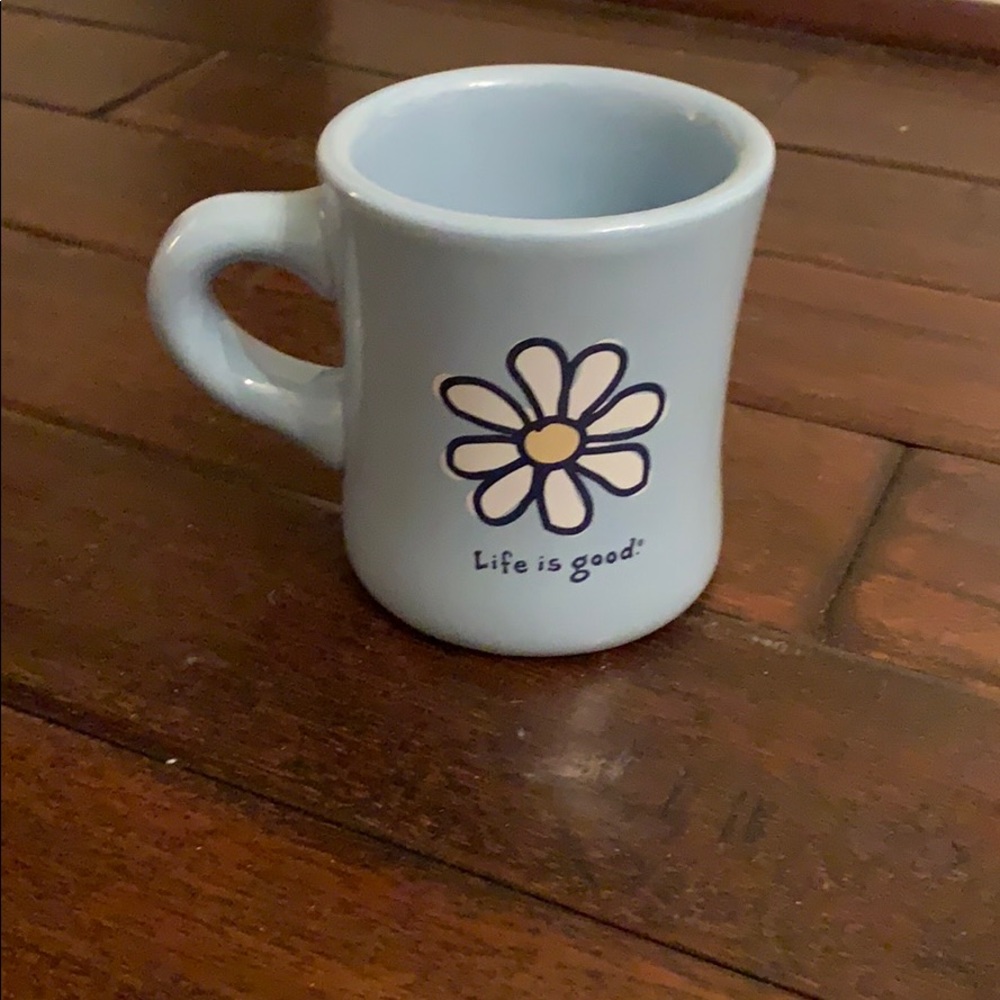 Life is Good Blue Mug